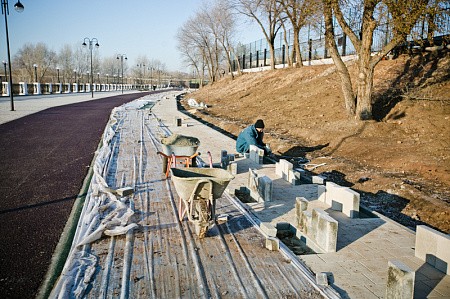 Реконструкция набережной, фото: пресс-служба правительства