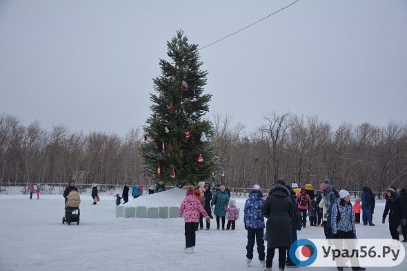 В Орске к Новому году установят 12 районных праздничных елок
