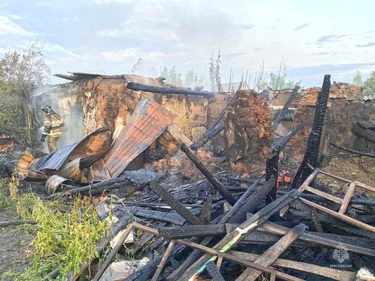 На месте происшествия. Источник: МЧС России по Оренбургской области