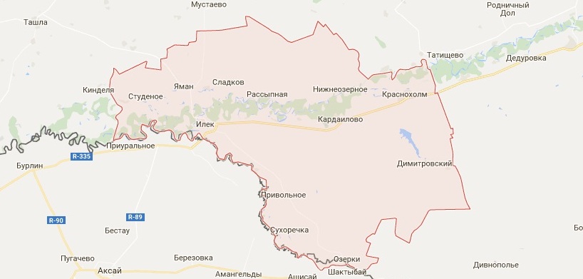 Карта оренбург краснохолм