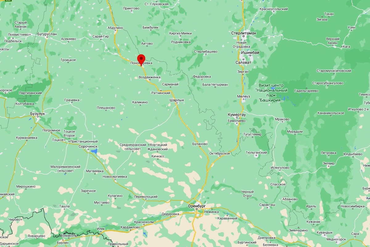 Карта пономаревка оренбургская область