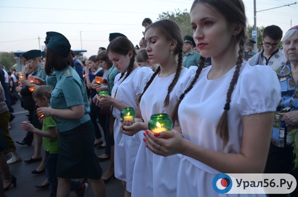 Во время проведения акции «Свеча памяти»