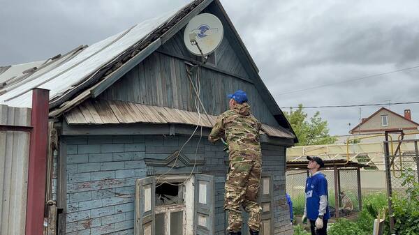 Работа волонтеров в Орске