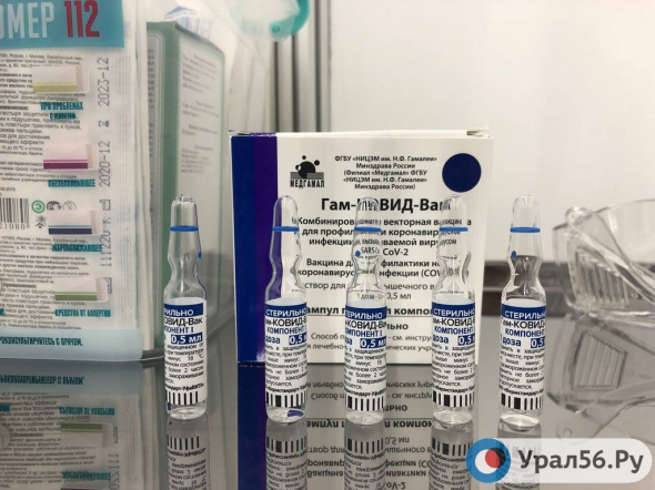 Почти 35 тысяч жителей Орска привились первым компонентом вакцины от коронавируса
