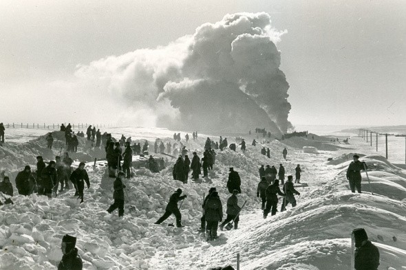 Ретро56: как боролись с последствиями снегопадов в 1941 году