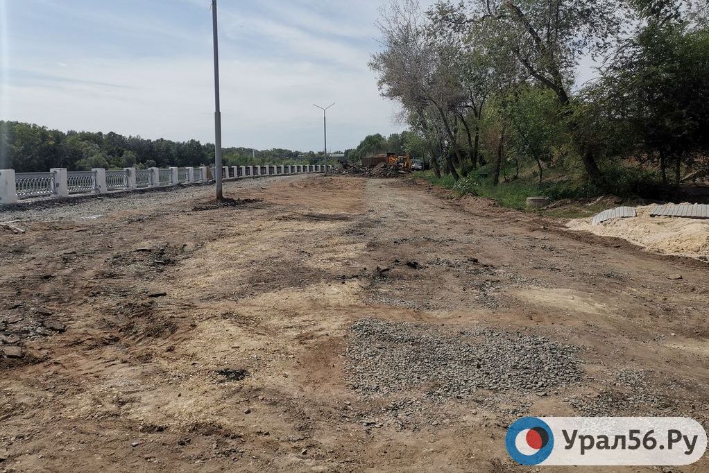 В Оренбурге началась реконструкция набережной реки Урал, 31.07.2019