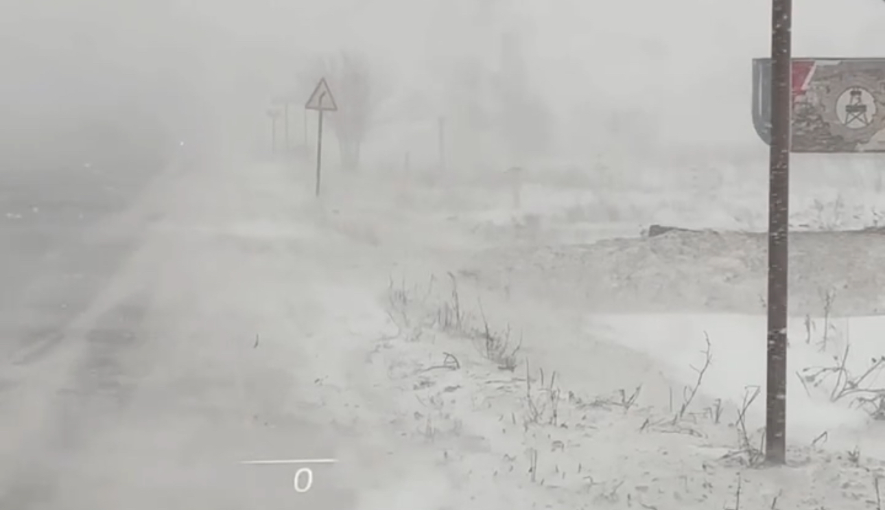 Выезд из Бугуруслана. Стоп-кадр из видео главы города 