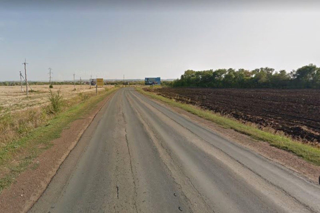На подъезде к дороге Бузулук ‒ Проскурино. Фото: скриншот Google карты