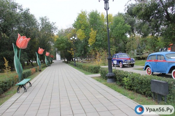 За реновацией парка «Салют, Победа!» в Оренбурге можно следить в режиме реального времени