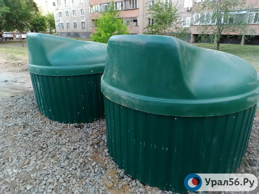 Заглубленные контейнеры в Орске, 2019 года