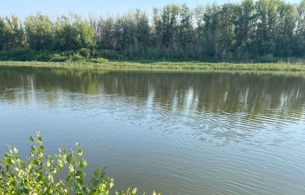Место, где утонули девочки. Фото: Департамент пожарной безопасности и гражданской защиты Оренбургской области