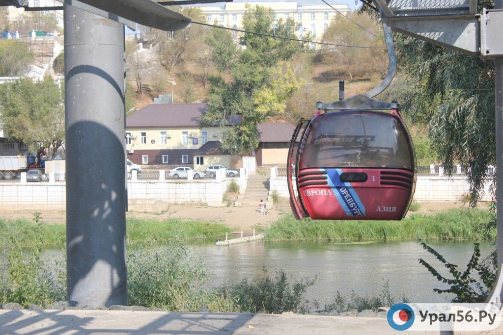 Фуникулер в Оренбурге. Фото из архива