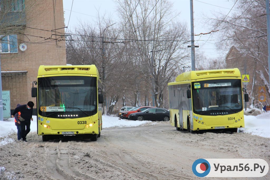 Автобусы Volgabus, Оренбург, зима 2022 года