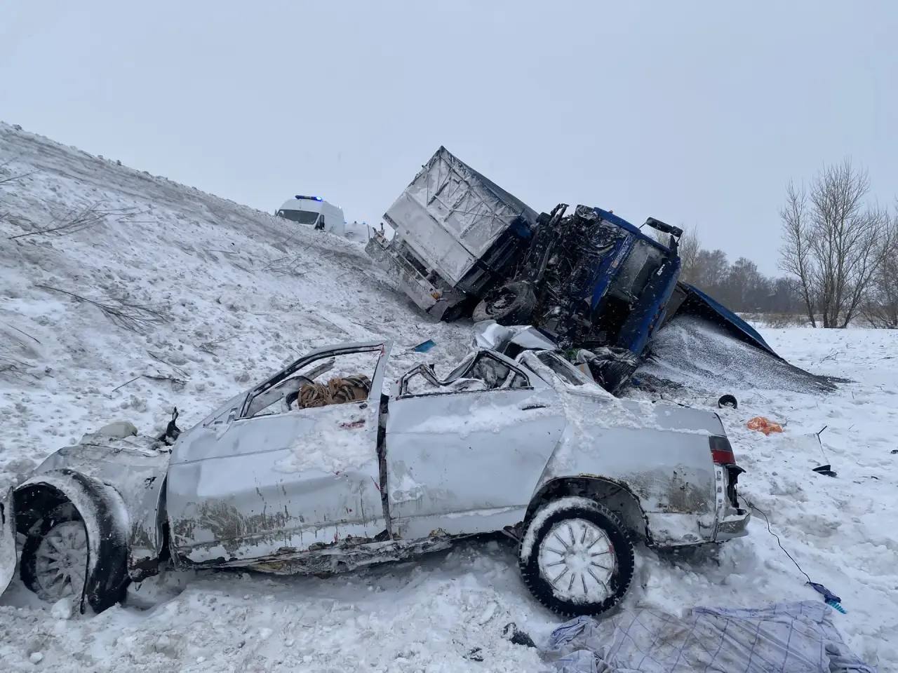 На месте ДТП. Источник: УМВД России по Оренбургской области
