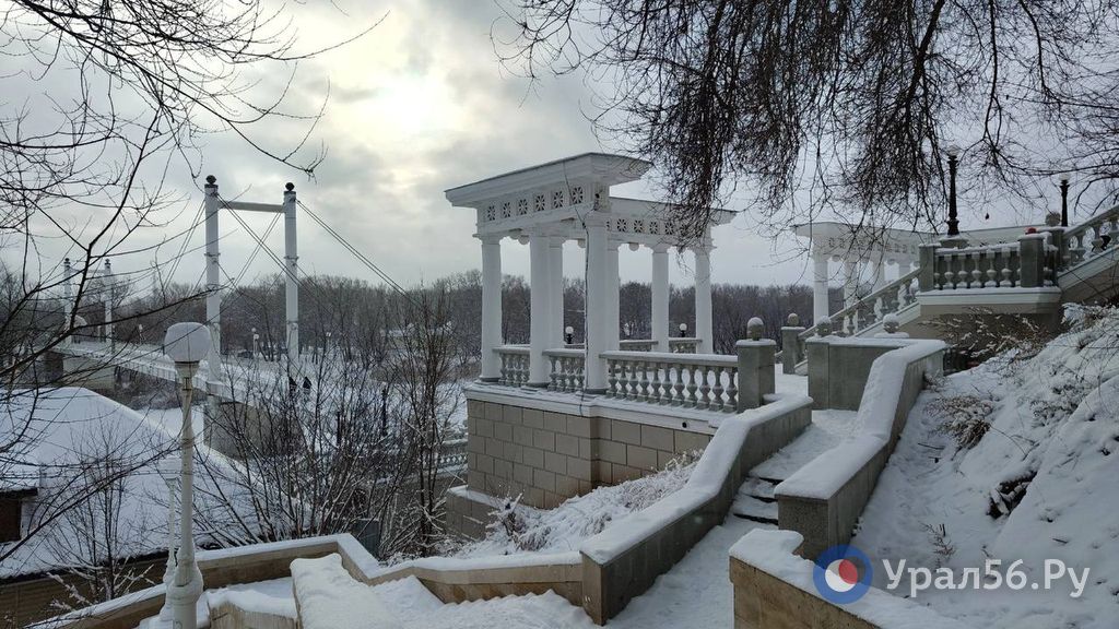 Набережная в Оренбурге
