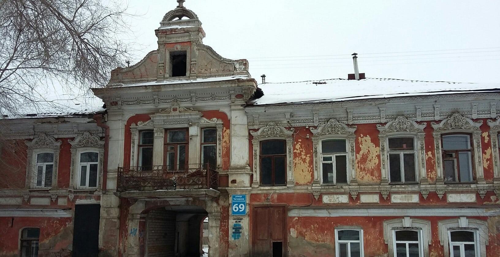 «Дом городской усадьбы А. А. Сазонова» на ул. Чичерина, 69. Фото: Кристина Летяго