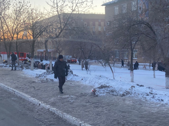 В Оренбурге эвакуируют учетно-финансовый техникум