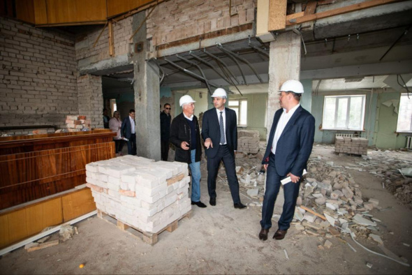 В Оренбурге начался капремонт здания будущей детской поликлиники на проспекте Братьев Коростелевых