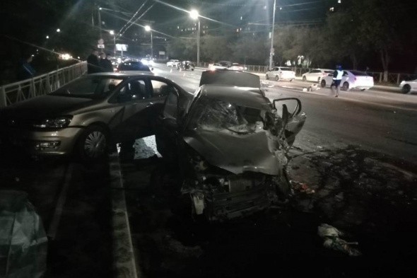 В Оренбурге в ДТП водитель Hyundai скончался на месте