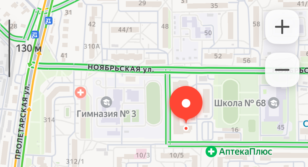 Адрес происшествия на Яндекс.Карты