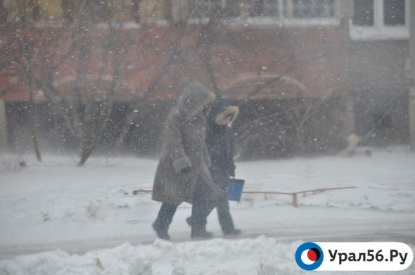 МЧС Оренбургской области предупреждает о похолодании и метели