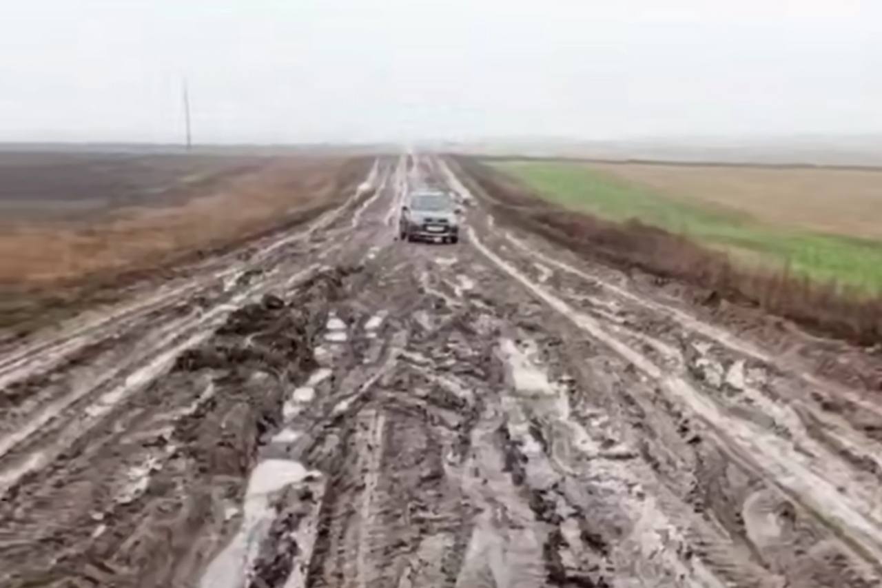 Дорога в Матвеевском районе