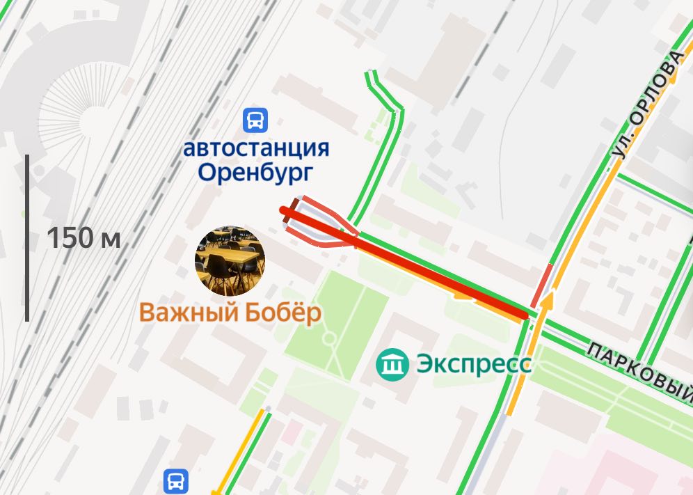 Участок дороги, который перекроют. Фото: Яндекс карты