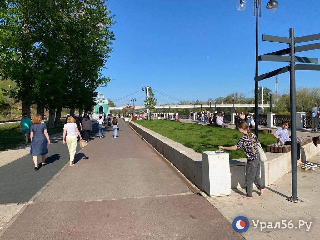 Набережная Урала в Оренбурге. Фото из архива