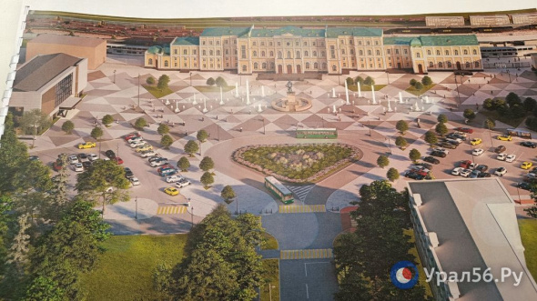 Новый автовокзал, сухие фонтаны и снесенные ларьки: В Оренбурге представили дизайн-проект благоустройства привокзальной площади