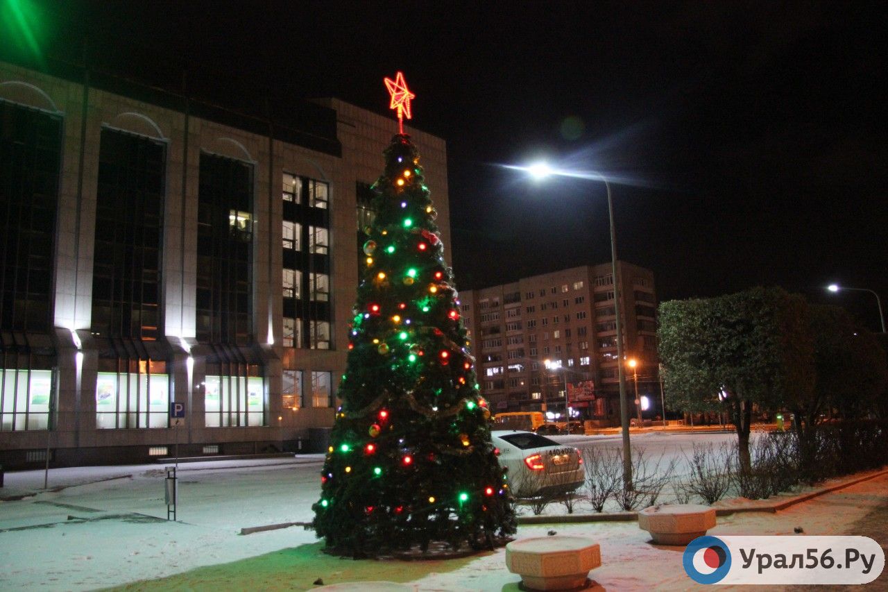 Первая елка в Оренбурге