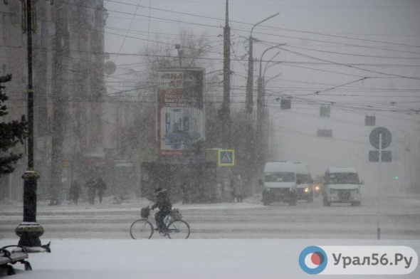Жителей Оренбургской области ждут снежные выходные, а в начале следующей недели — оттепель