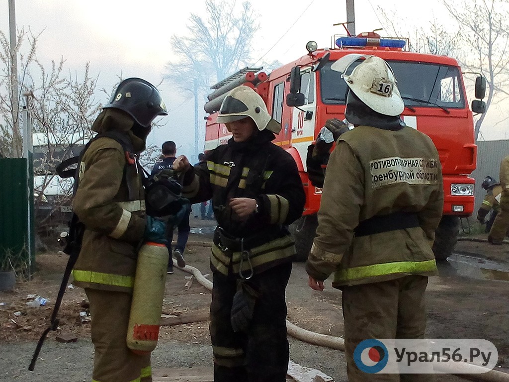 Пожарные в Орске