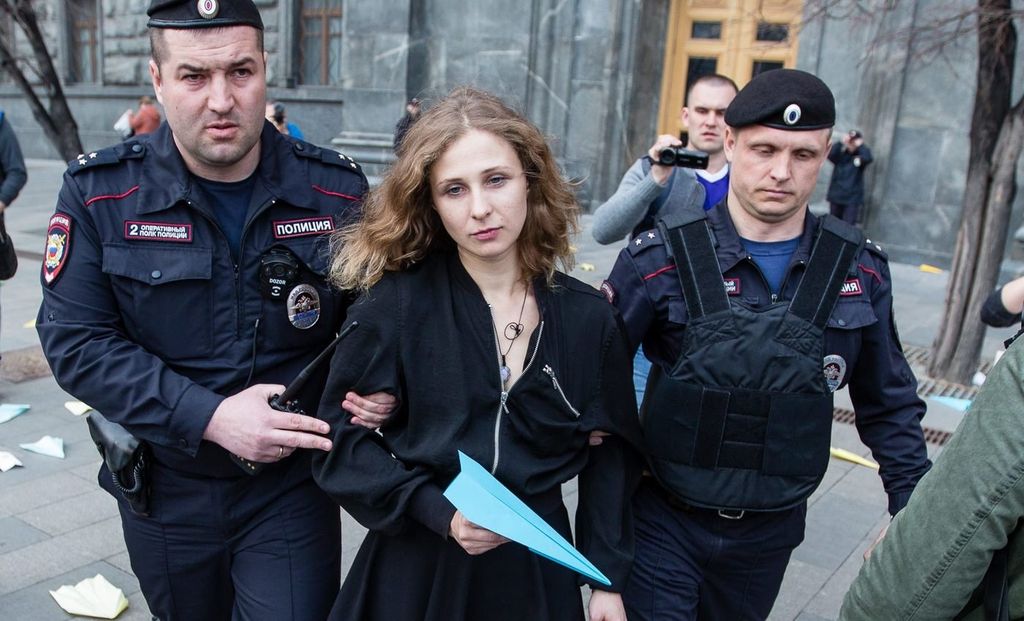 Мария Алехина, бывшая участница группы Pussy Riot. Источник: moscowfy.com