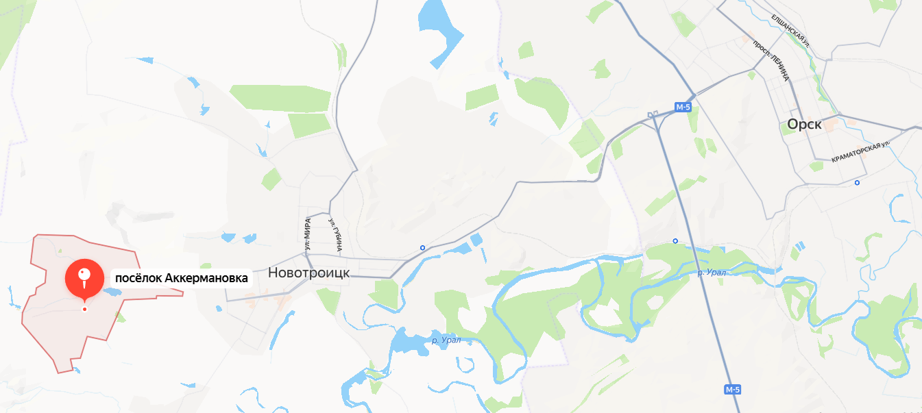 Поселок Аккермановка на Яндекс.Карты