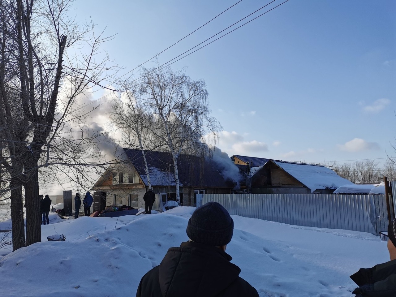 Пожар на Лабужского, фото: «Оренбург онлайн»
