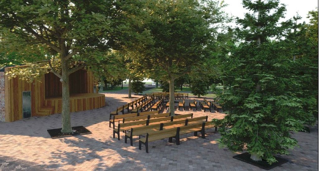 Дизайн-проект летней эстрады