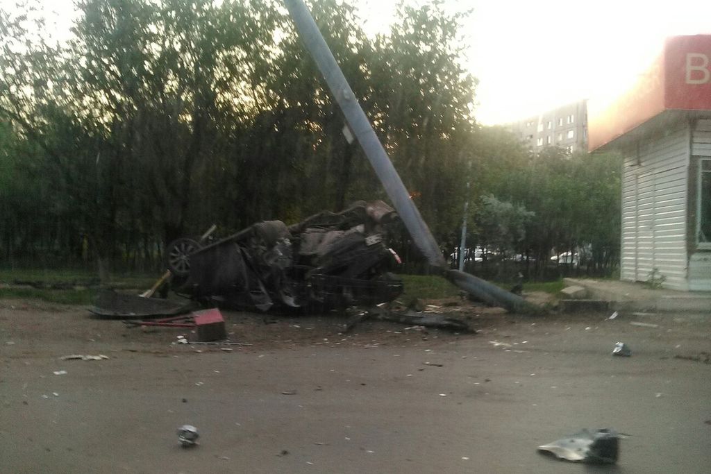 На месте ДТП, фото: очевидцы, Оренбург онлайн