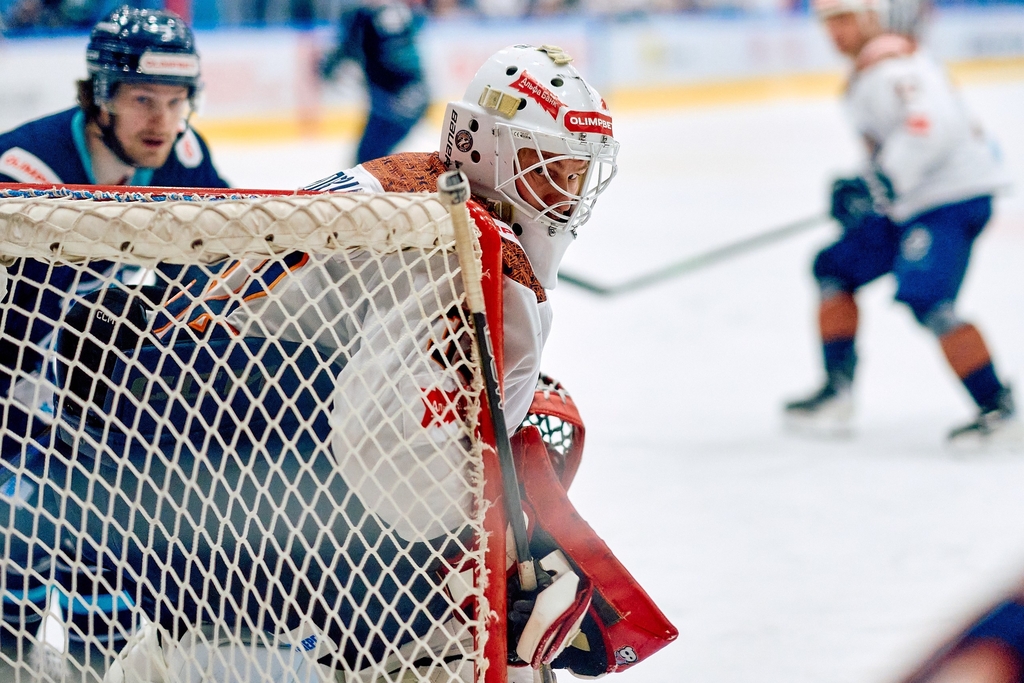 Во время матча. Фото пресс-службы ХК «Южный Урал»