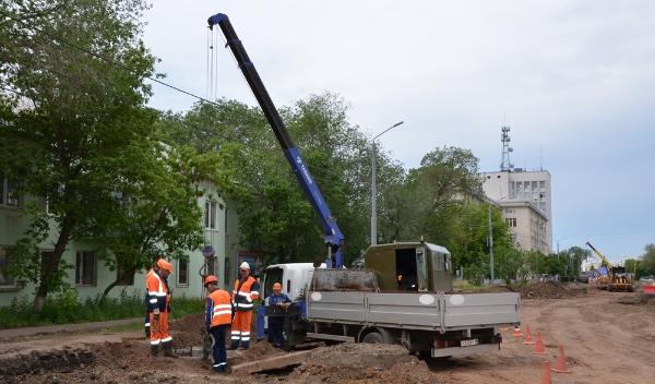 Капитальный ремонт водовода по улице Аксакова в Оренбурге