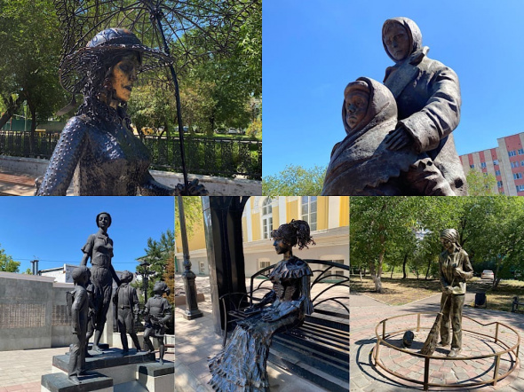 ТОП-6 скульптур Оренбурга,  воспевающих красоту и внутреннюю силу женщин