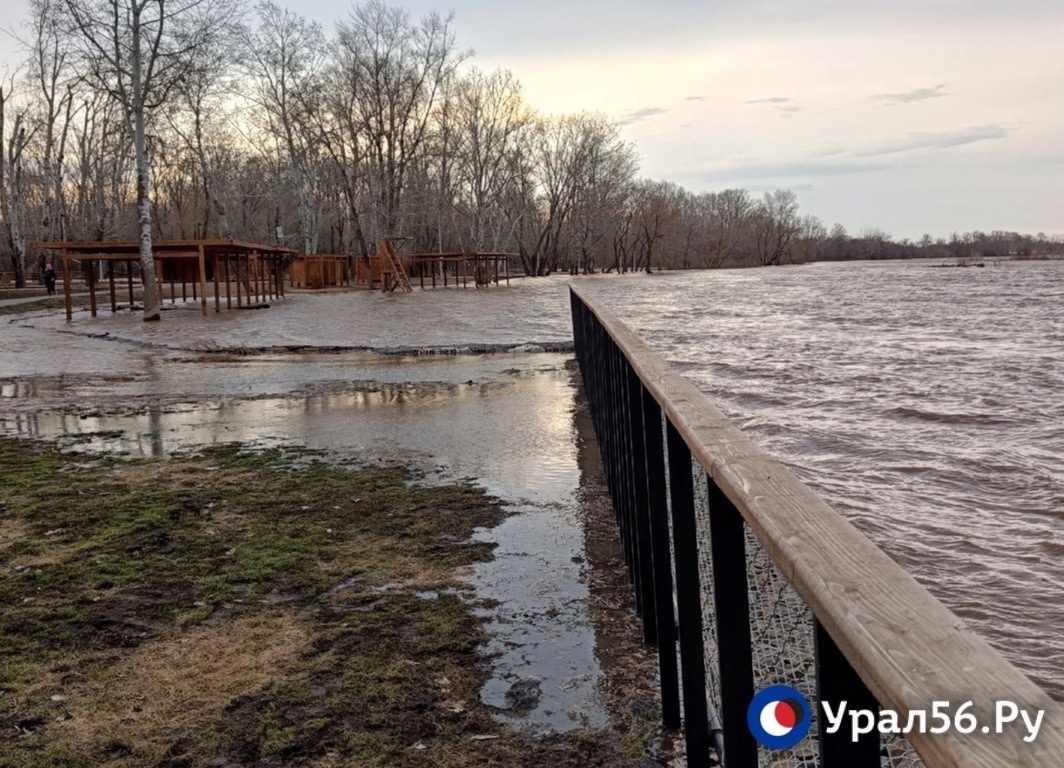 Уровень воды в урале 13 апреля