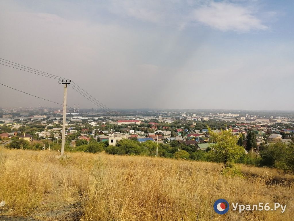 Вид на Орск с телевышки