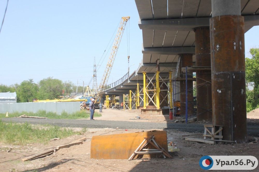  Ремонт моста-развязки на Илекском шоссе, Оренбург 