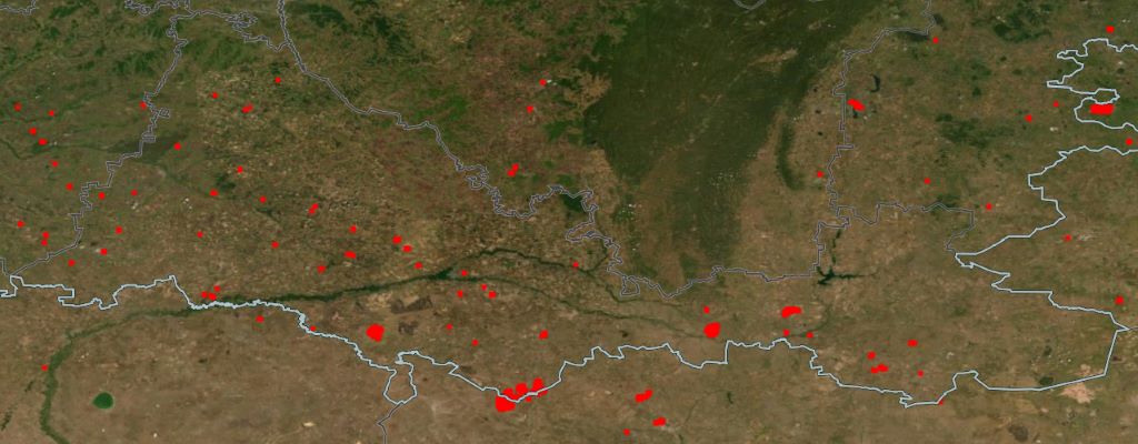 В первый день осени в Оренбургской области бушевало несколько ландшафтных пожаров, один из которых мог закончиться взрывом