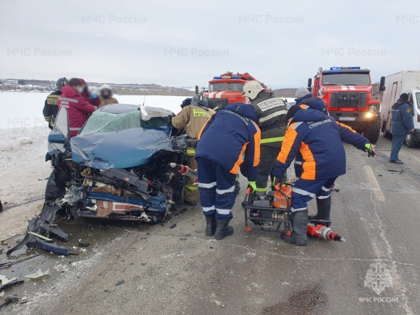 7 пострадавших: На трассе Уфа – Оренбурге произошло массовое ДТП 