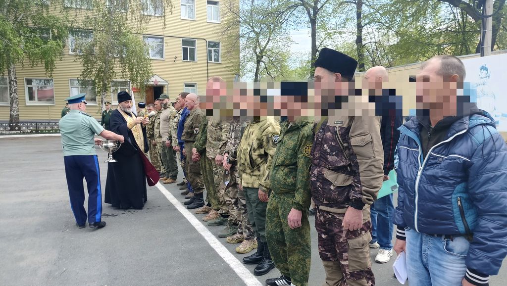 Отправка добровольцев в зону СВО. Фото: Первый отдел ОКВ