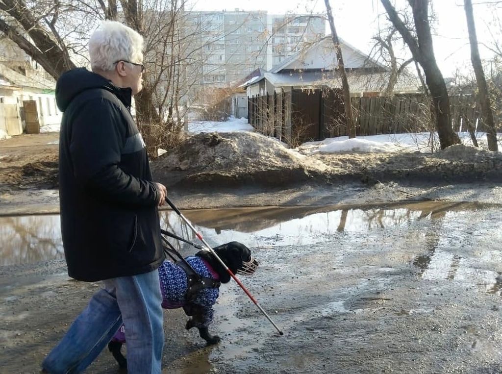Леонид Шорохов и Джексон. Фото из личного архива общественного деятеля