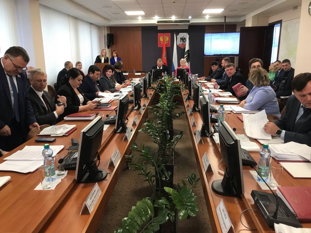 Перед началом заседания горсовета