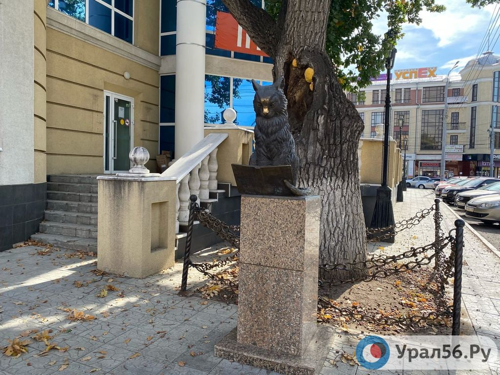 Памятник ученому коту. Фото из архива
