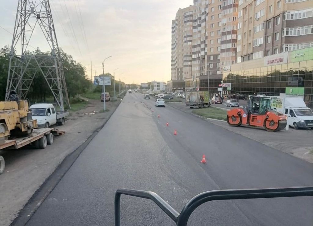 Отремонтированный участок дороги. Фото: администрация Оренбурга